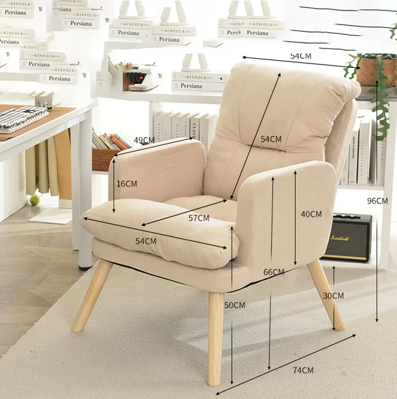נוח מוביילים סלון כסאות עור נורדי מבטאים סלון כסאות עיצוב Sedie דה Soggiorno ריהוט חדר השינה WRXXP