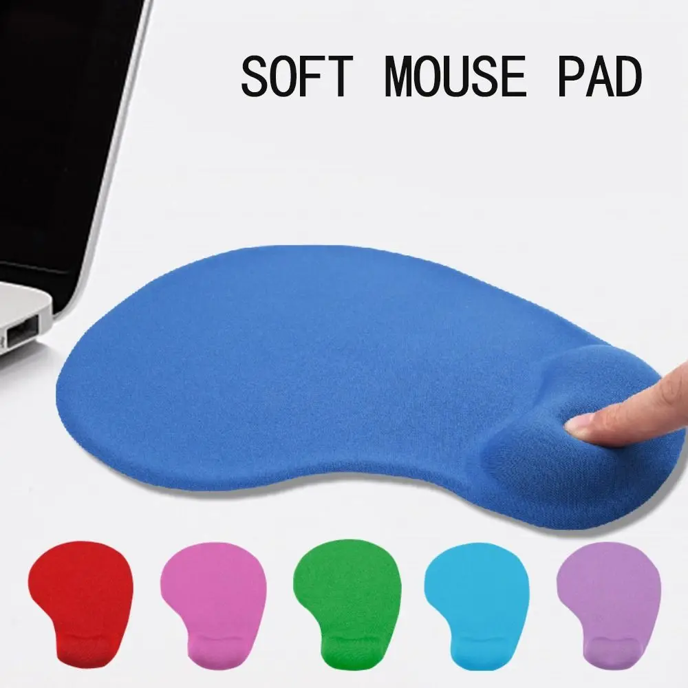 המשרד Mousepad עם ג ' ל כף היד תמיכה ארגונומי משחקי שולחן העבודה משטח עכבר כף היד לנוח רך ללא להחליק משטח עכבר זרוק משלוח