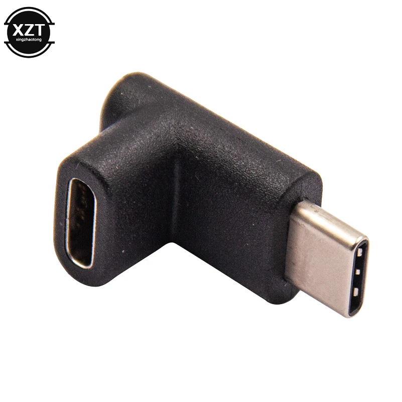 הרומן USB 90 מעלות זווית ישרה USB 3.1 Type C זכר ונקבה USB-C ממיר מתאם מחבר עבור Samsung Smart MoilbPhone