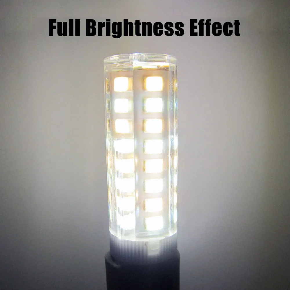 10pcs/הרבה 220V G4 G9 נורת LED תירס שלושה צבעים מתג מקוטע עמעום צבע שינוי מנורת קרמיקה שני צבעים 5W מקור אור