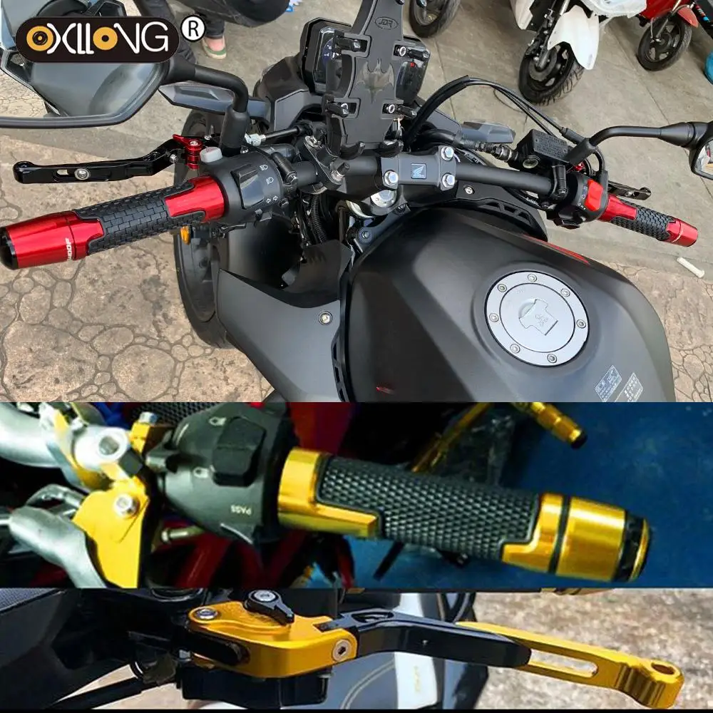 אופנוע בלמים לקשור את מוט הבלמים, המצמד ידיות הכידון אחיזות קצוות קוואסאקי ER6F 2009 2010 2011 2012 2013 2014-2017