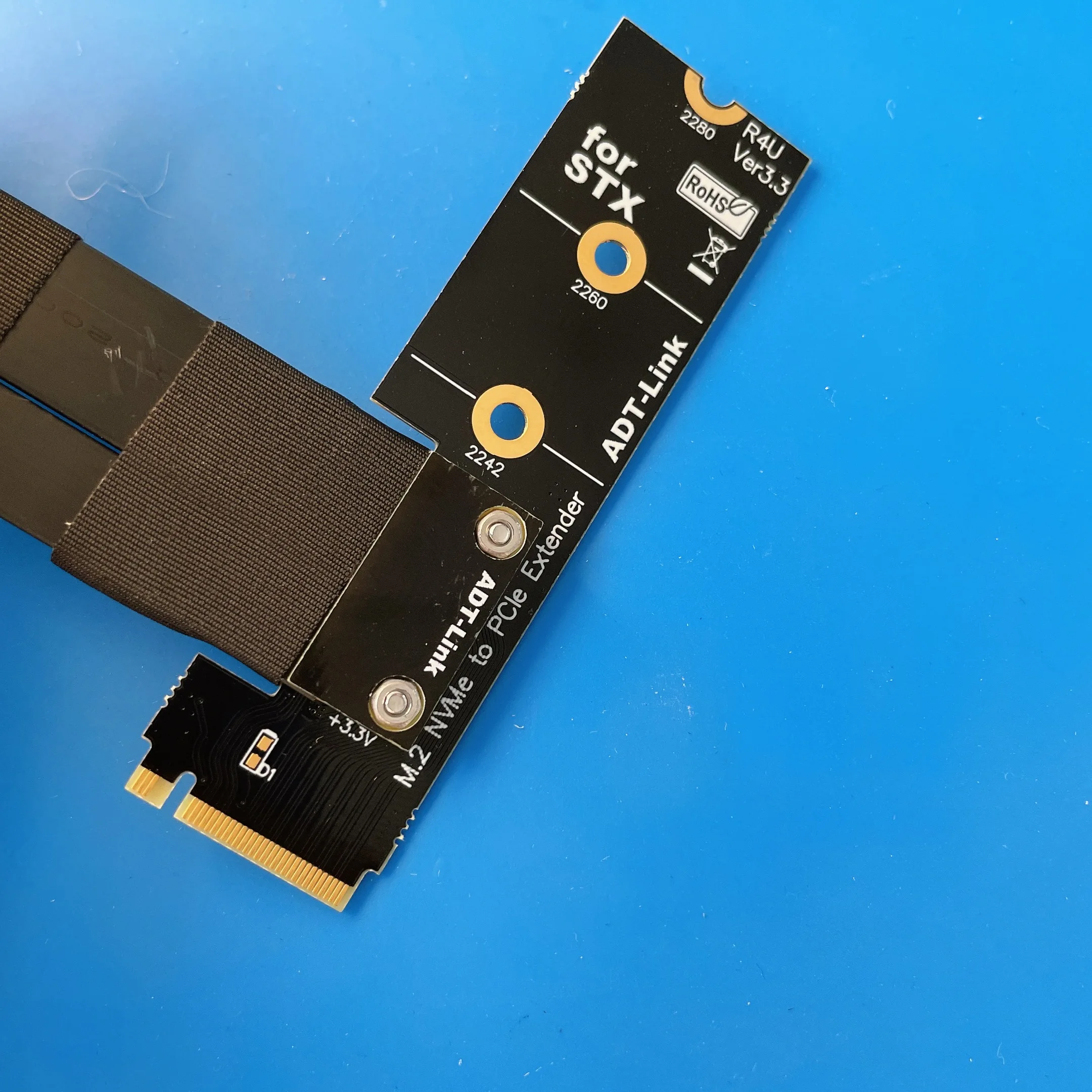 M. 2 NVMe כדי PCIE 16x 4.0 3.0 קמה הרחבה PCIe X16 להפוך 90 זווית GPU של Nvidia/AMD כרטיס גרפי M2(ultra SSD M-key) NVMe מתאם