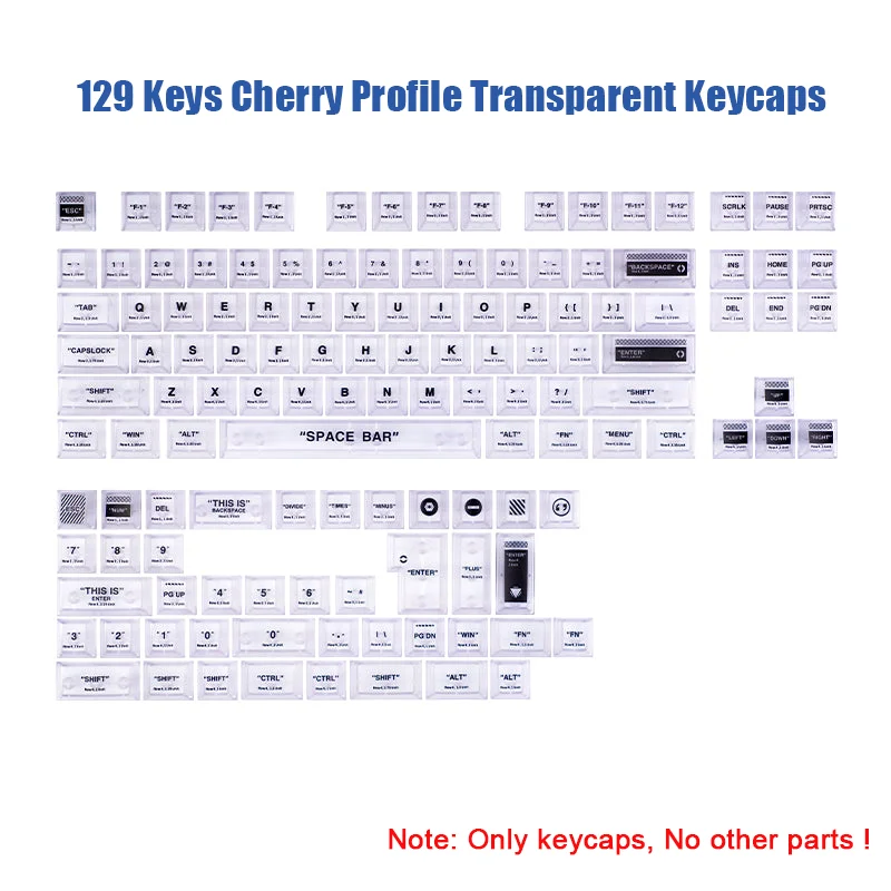 idobao דובדבן פרופיל Keycaps PBT ABS מכני מקלדת Keycaps 9009 רטרו קוריאנית יפנית Keycaps כפול Transparen קאפ