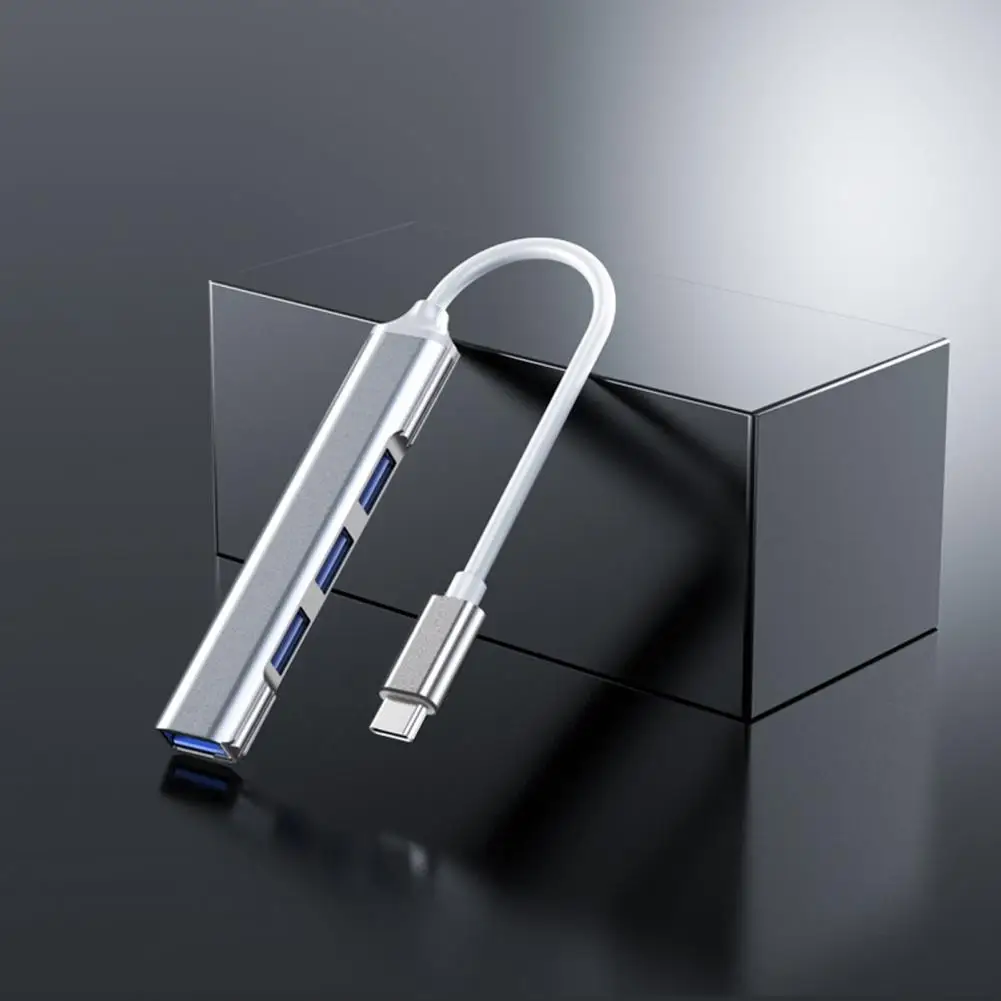 חסון 4 in 1 USB C Dongle מתאם מסוג C-Hub חוזק גבוה שידור במהירות גבוהה