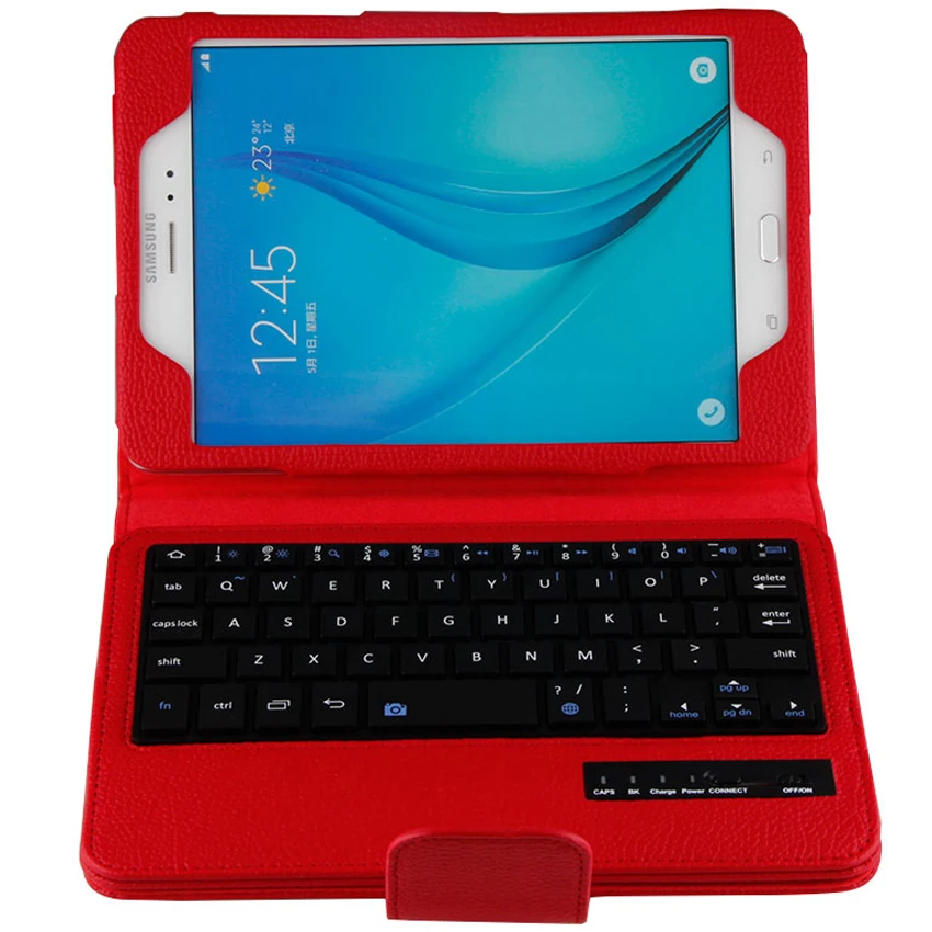 Bluetooth האלחוטית מקלדת +PU עור כיסוי מגן חכם Case For Samsung Galaxy Tab לי 8.0 אינץ Tablet T350 T351 T355