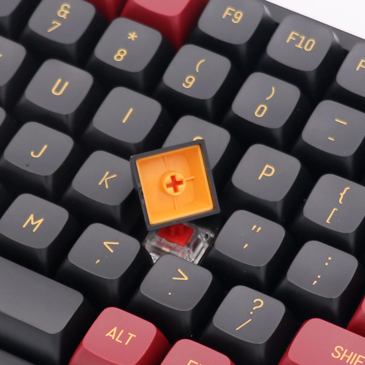 149 מפתחות שחור אדום CSA פרופיל PBT כפול Keycaps על דובדבן Mx מתג מכני מקלדת Keycap מותאם אישית מקש Caps DIY Gk61
