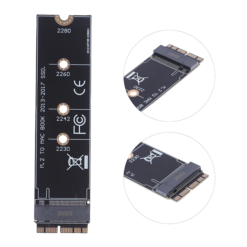 M2 SSD מתאם מ. 2 PCIE NVME SSD ממיר את כרטיס ה-Macbook Air Pro 2013 2014 2015 2017 שנה A1465 A1466 A1398 A1502 A1419