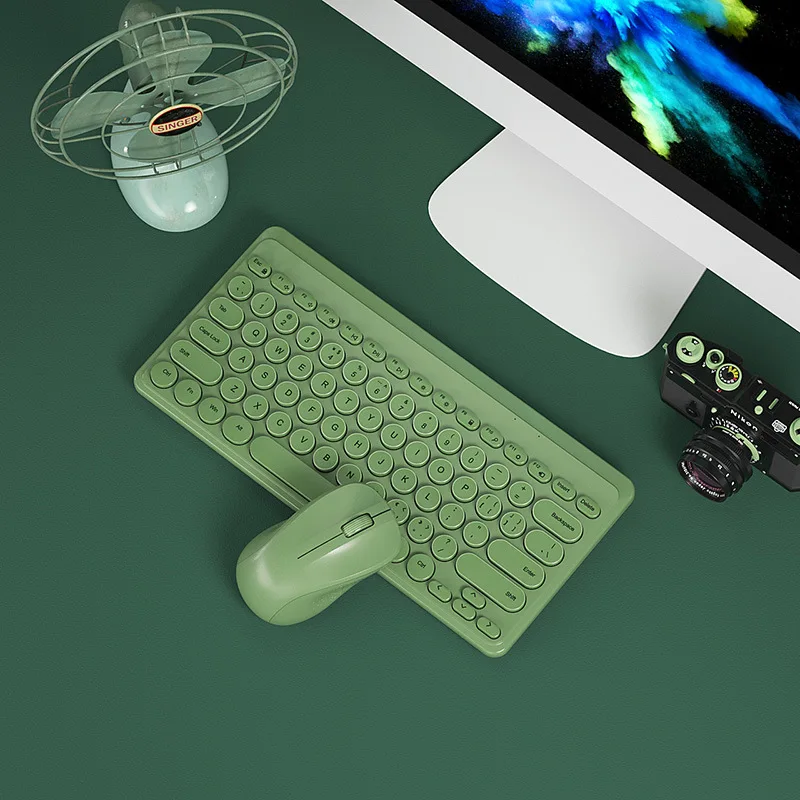 MK610 מקלדת ועכבר אלחוטיים להגדיר מחשב נייד חיצוני USB מקלדת ועכבר הביתה משרד נייד