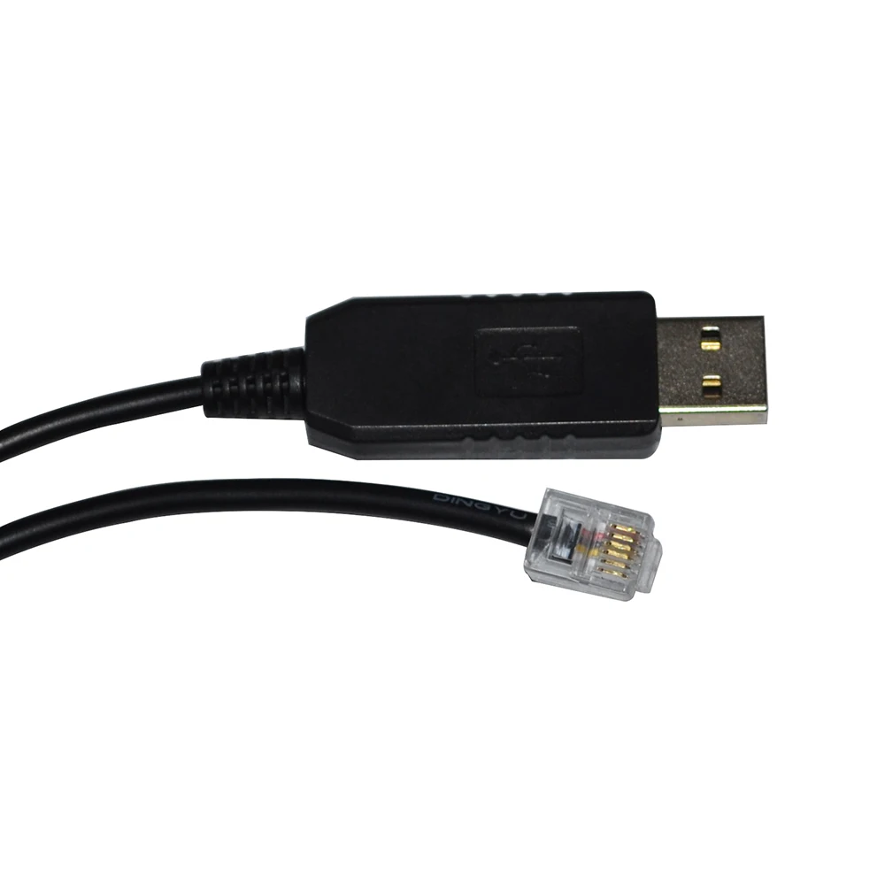 FTDI FT232RL שבב USB / D-SUB 9 פינים נקבה RJ-11 מחבר טורי RS232 תקשורת כבלים עבור סימנס I/O 540-143 כבל