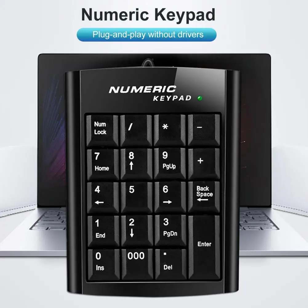 מצוין, עם לוח מקשים נומרי ארגונומי לא מחליפים Plug Play Mini מספר Keycap מקלט