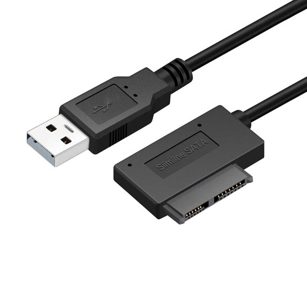 USB2 0 7 6 13Pin סלים SATA IDE, כבלים SATA to USB כבל מתאם עבור מחשב נייד CD-ROM-DVD-ROM מוזר מתאם ממיר