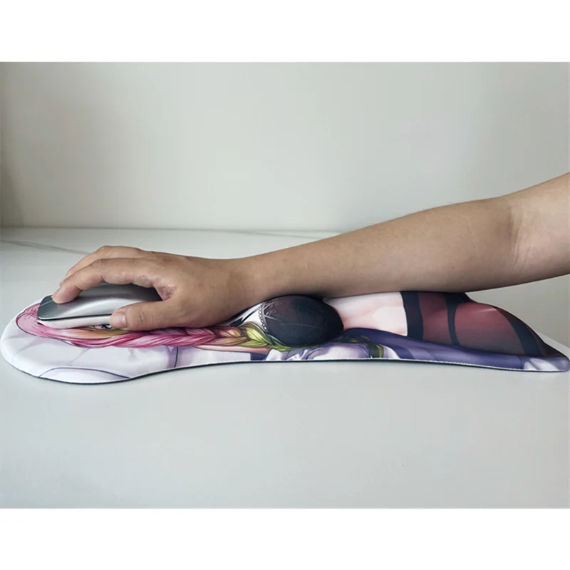 Daki 415mm Kimetsu לא Yaiba כל הגוף משטח עכבר סקסי Oppai המשחקים פד 3D גדול הזרוע, פרק כף היד לנוח אנימה גיימר השולחן מחצלת