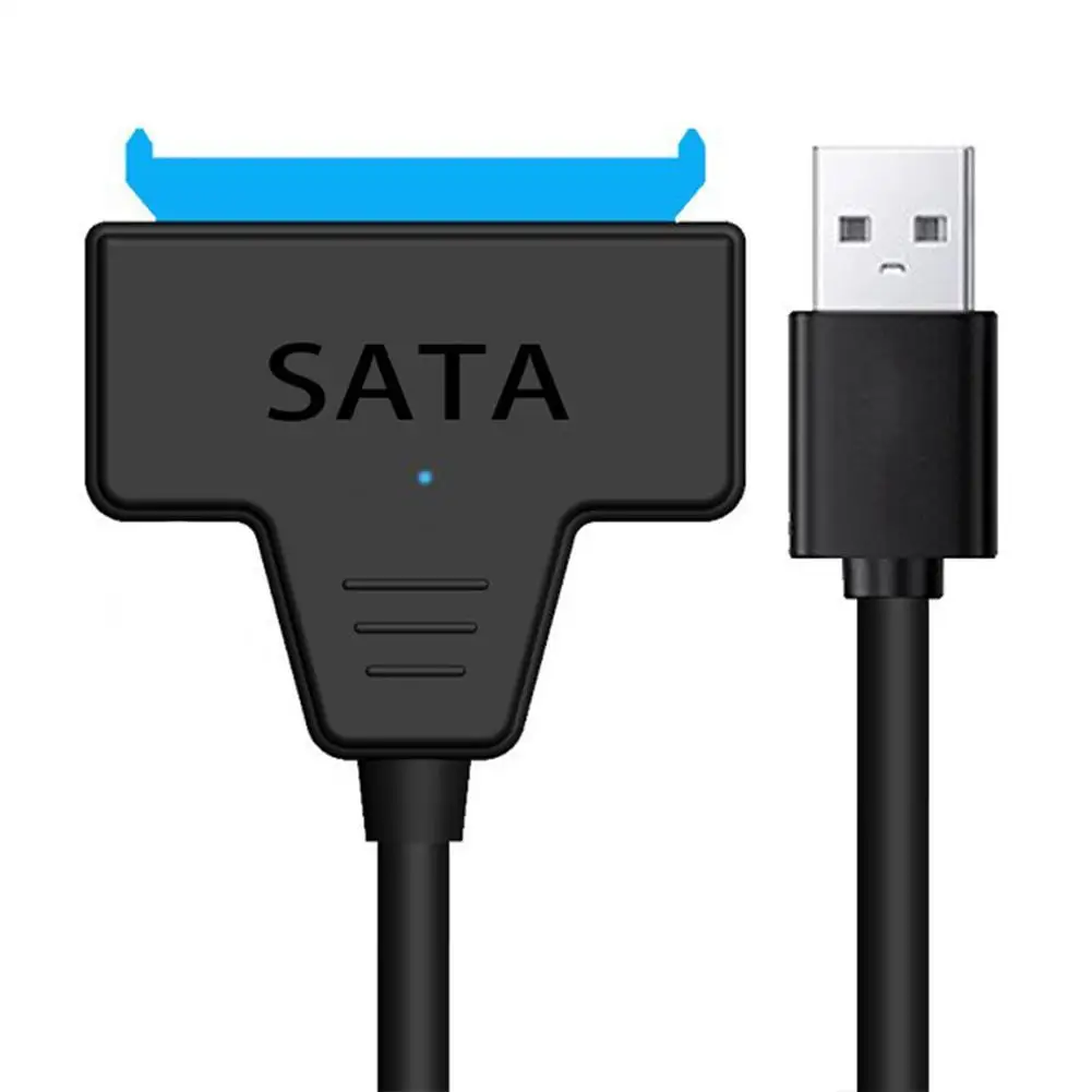 USB 3.0 SATA 3 כבל USB3.0 SATA מתאם DC עד 6 Gbps תמיכה דיסק קשיח חיצוני 2.5 אינץ ' כונן קשיח 22 Pin Sata III כבל