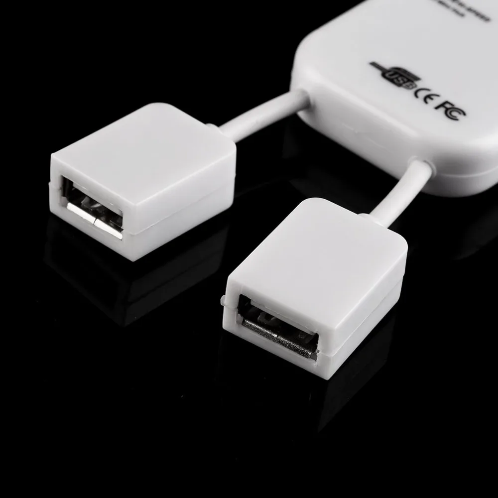 2019 החדש דמוי אדם 4 Port Hub USB במהירות גבוהה 2.0 מפצל כבל מתאם עבור מחשב נייד זרוק משלוח