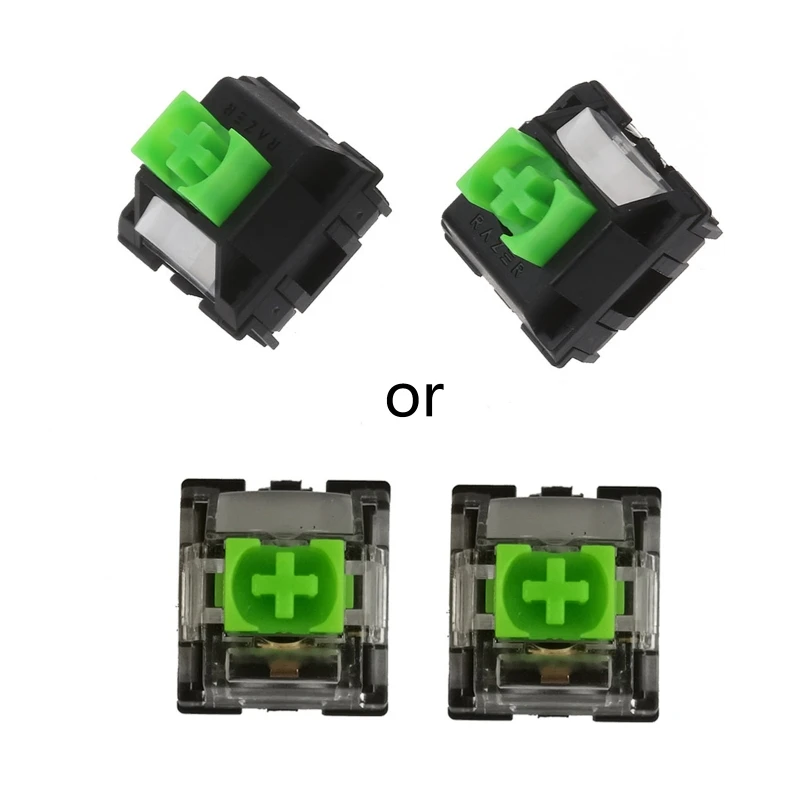 ירוק RGB מתגים 3 Pin עבור razer אלמנה שחורה לייט מכני מקלדת