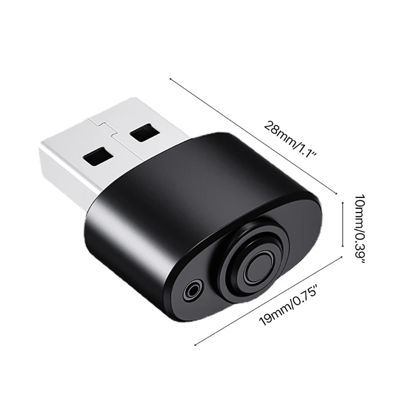עכבר Jiggler USB העכבר מזיז את העכבר תנועה סימולטור עם ON/OFF עבור המחשב התעוררות H7EC