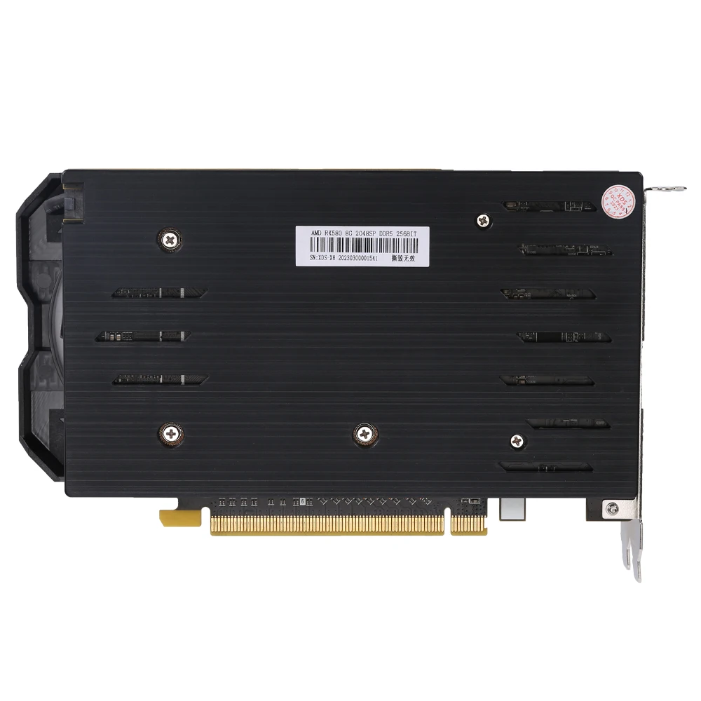 השתמשו Unika AMD Radeon RX 580 8GB המשחקים כרטיסי גרפיקה GDDR5 256Bit 2048SP 8Pin RX580 8G GPU RX 580 המחשב השולחני כרטיסי וידאו