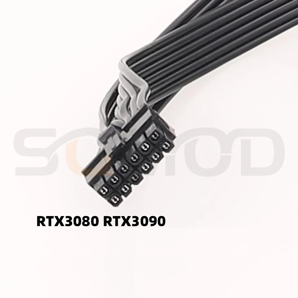 GPU כבלים NIVIDIA RTX3080 RTX3090 12pin gpu כבל כפול 6pin/8pin כדי 12pin 12VHPWR GPU כבל מתאם 30cm 18AWG