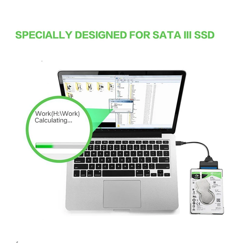 1~10PCS חיצוני מסוג C 2.5 אינץ ' כונן דיסק קשיח SATA ממשק חיבור כבל ה-USB 3.1 SATA כבלים למחשב נייד