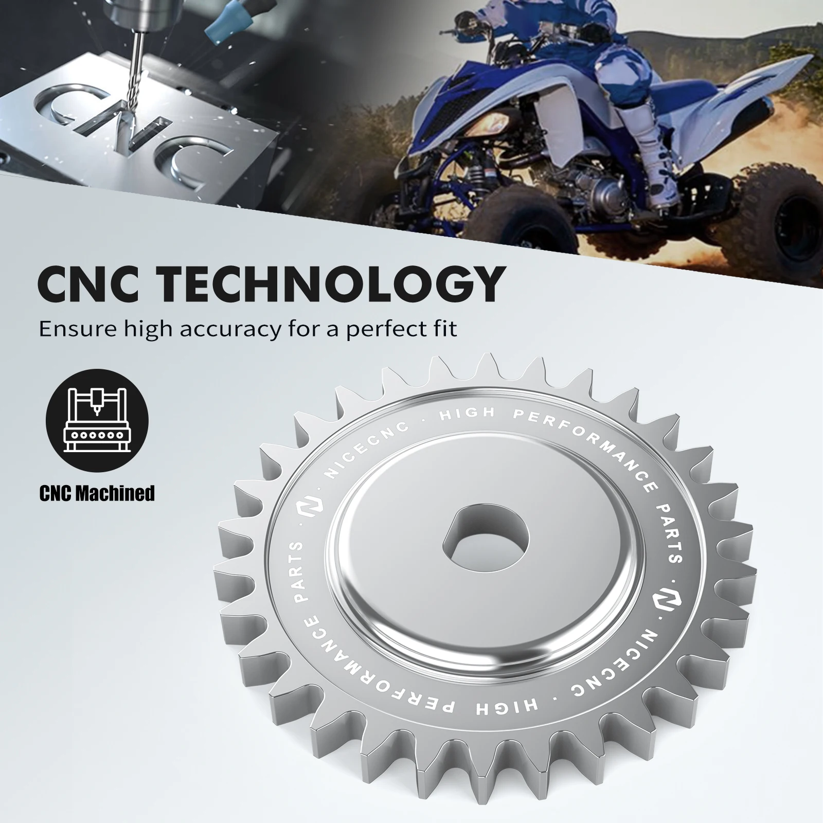 NICECNC משאבת שמן לנהוג ציוד Motorcyle טרקטורונים על ימאהה רפטור 700 2006-2021 700R 2009-2014 ראפטור 660R 2001-2005 SRX600 XT600