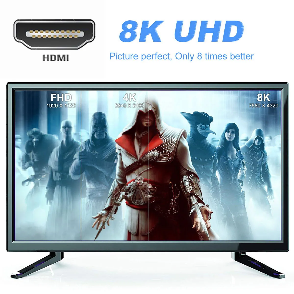 תמיכה 8K 60hz HDTV Mini /Micro HDMI זכר ל-HDMI 2.1 נקבה UHD סיומת ממיר מתאם בזווית של 90 מעלות