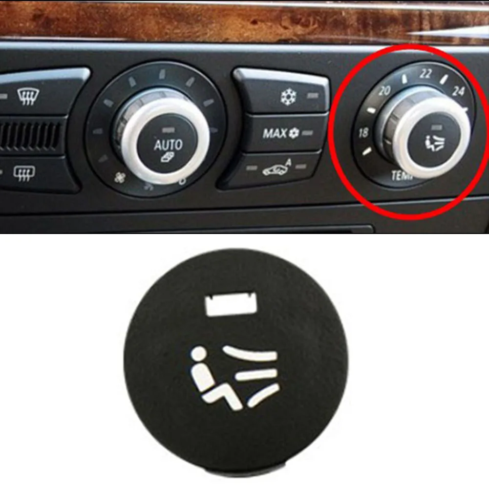 כיסוי מתג לחצן AC הרוח דפוס שחור במרכז פלסטיק מתג כפתור מותג חדש BMW E60 E61 5-Series