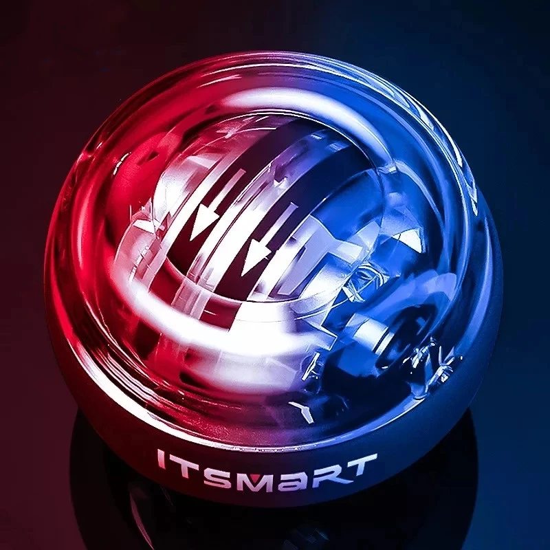 ITSMART LED עצמית מתחיל פרק כף היד כדור ג 'יירו פאוורבול' ירוסקופ עם דלפק זרוע היד בשרירים מאמן כושר ציוד