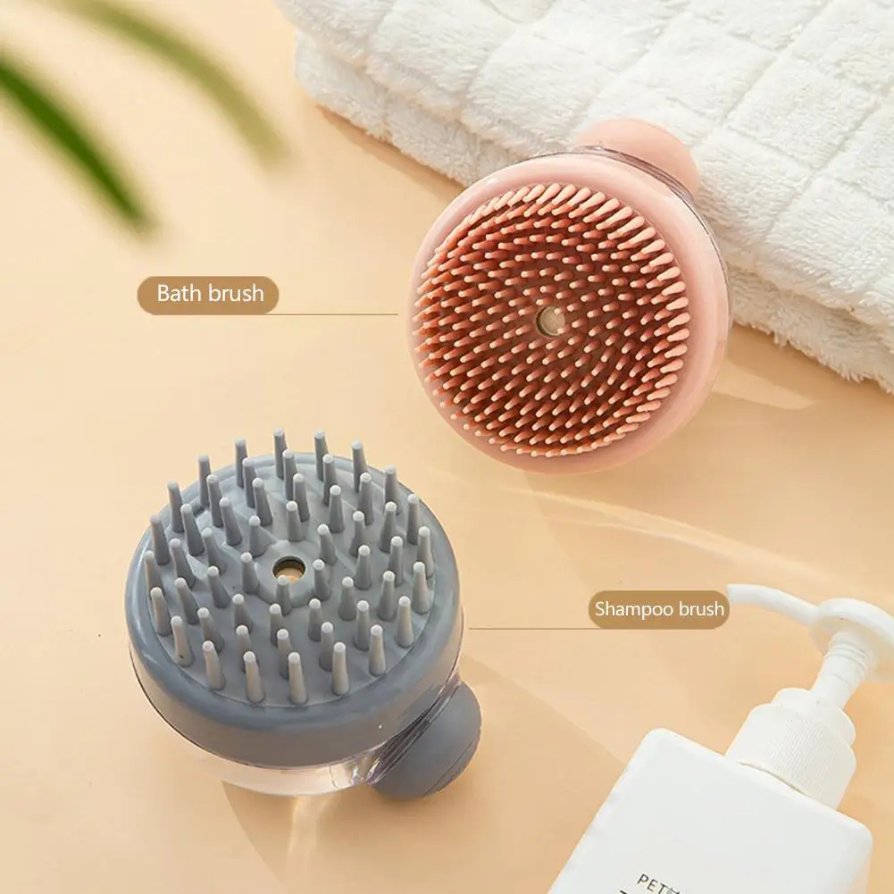 רטוב יבש שיער כביסה מסרק, שמפו ראש עיסוי קרקפת סיליקון כלים BrushBath מברשת גוף נוזלי היופי מקלחת מברשת להוסיף ספא E3K5
