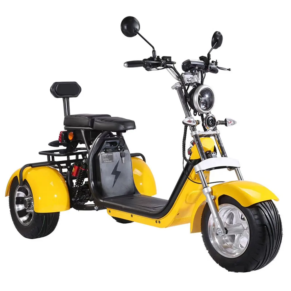 60V20A חשמלי לתלת אופן Trike פנאי Triciclete Electrice Adulți עבור קשישים ניידות שלושה גלגלים, קטנוע למבוגרים