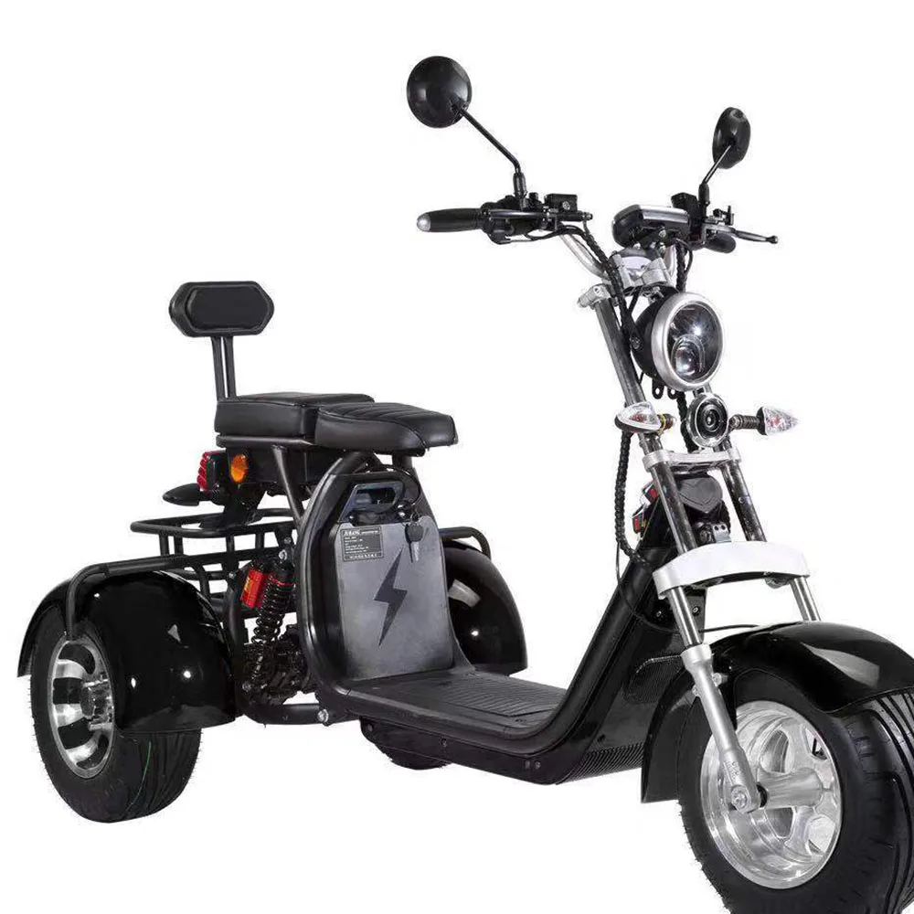 60V20A חשמלי לתלת אופן Trike פנאי Triciclete Electrice Adulți עבור קשישים ניידות שלושה גלגלים, קטנוע למבוגרים