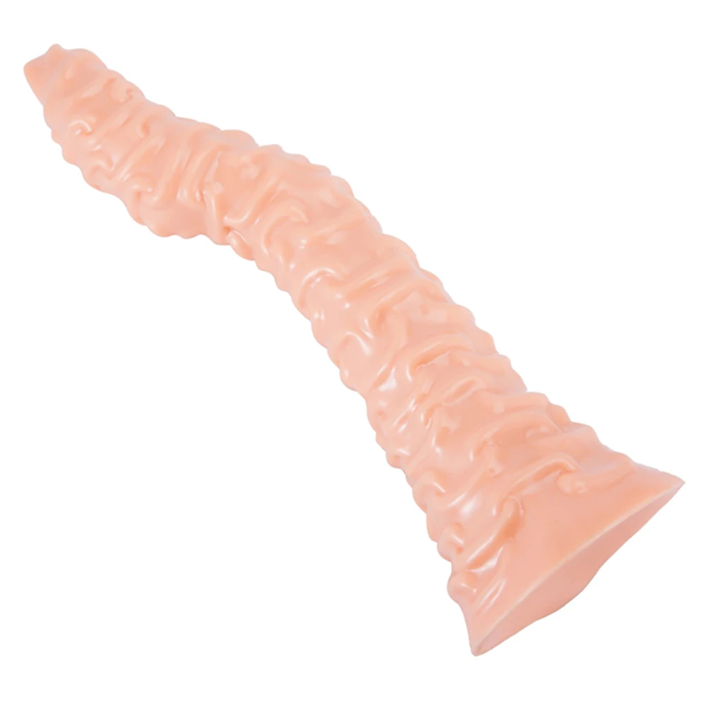36cm רך PVC קמטים הזרועות דילדו אנאלי פלאג מפלצת נשים הפין מאונן סקס למבוגרים צעצועים על האוננות הנשית רוד
