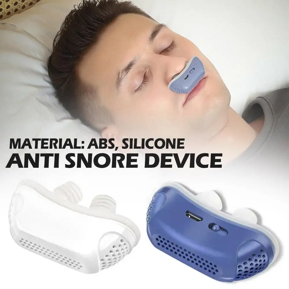 ניידת חשמלית אנטי נוחר המכשיר באף סרטון אנטי-נחירות מכונת לישון שינה פקק איידס רעש אכפת לי סיוע H9J4