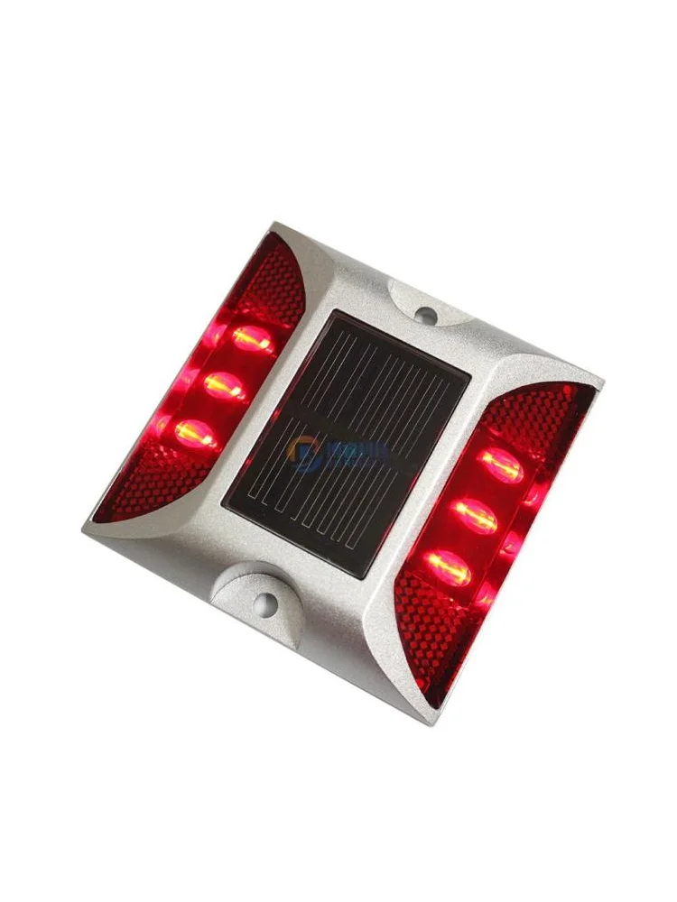 BR-F03 שמש דו צדדי רעיוני ספייק LED אלומיניום יצוק המחסום מהבהבים אור עמיד למים אזהרה בוהק אור עמיד