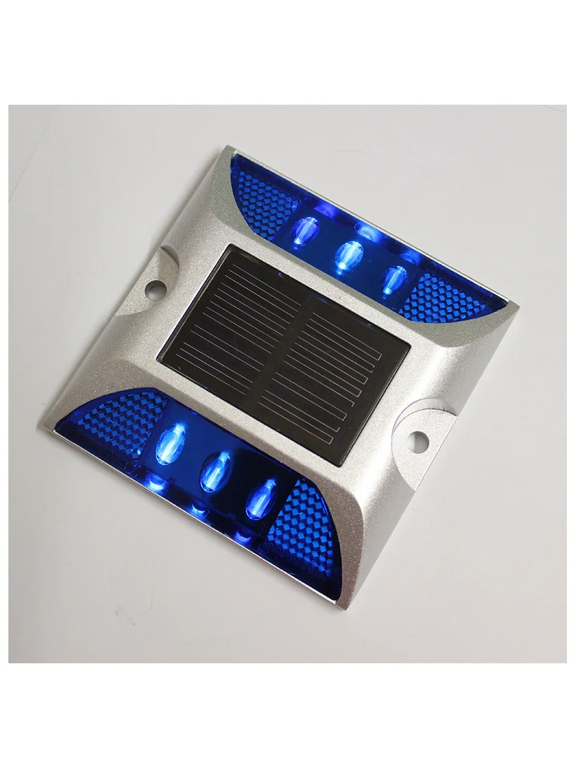 BR-F03 שמש דו צדדי רעיוני ספייק LED אלומיניום יצוק המחסום מהבהבים אור עמיד למים אזהרה בוהק אור עמיד