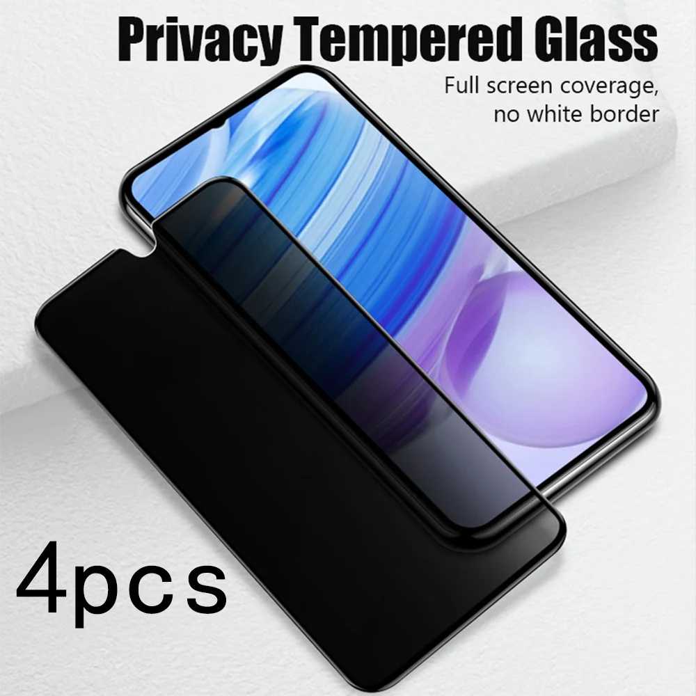 4PCS אנטי-ריגול מגן מסך ForXiaomi פוקו F3 F2 Pro זכוכית מחוסמת עבור Xiaomi פוקו F4 GT סרט