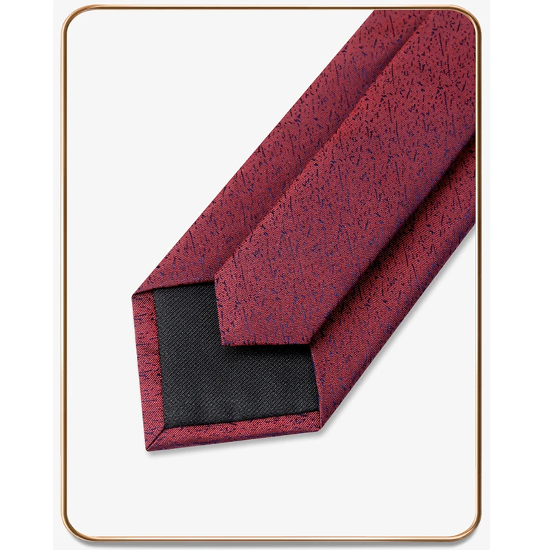 באיכות גבוהה יוקרה יין אדום 7 סנטימטר רחב 100% משי עניבה לגברים מעצב מותג עסקי החתונה אופנה חליפת שמלה עניבה קופסא מתנה
