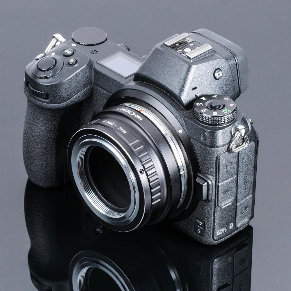 K&F המושג עדשת מצלמה מתאם Minolta M42 בורג הר עדשה לניקון Z5 Z6 Z7 Z50 Z6II Z7II מצלמה ראי הגוף