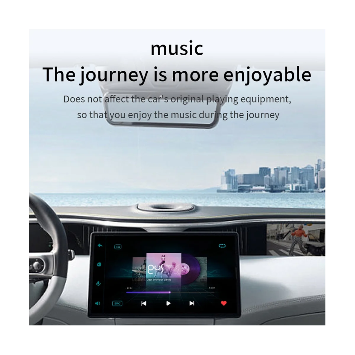 CarPlay Ai Box Android 11 אלחוטית CarPlay מתאם 8+128G אנדרואיד אוטומטי מולטימדיה לרכב Plug Play( נה )