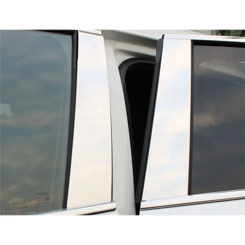 המכונית נירוסטה גוף בטור האמצעי בצד כיסוי מסגרת חלון מסגרת טויוטה CHR C-HR 2021 2016 2017 2018 2019 2020 2021