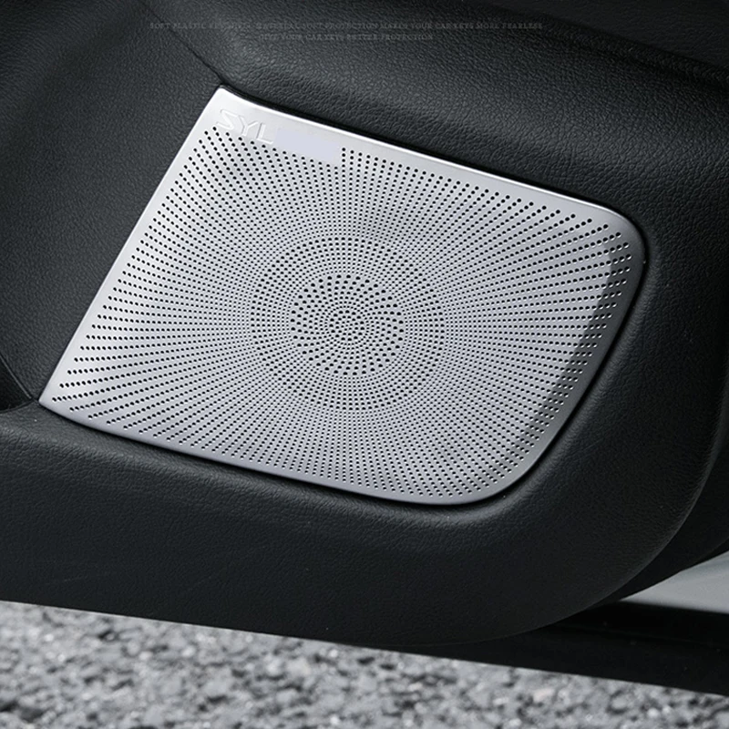 עבור ניסן Sylphy Sentra 2020 דלת המכונית השער הרמקול נשמע כרום משטח רמקול כיסוי לקצץ מסגרת מדבקה הפנים אביזרים