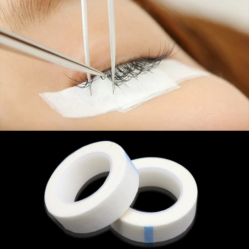 3 לחמניות 9M סיומת ריס דבק רפואי תחת עין מדבקות נייר לבן בידוד מלקות תיקון ערכת עזרה ראשונה.