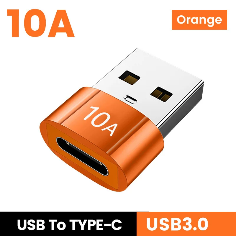 100pcs/lot 10A מיני OTG טלפון מתאם USB3.0 להקליד C מתאמים עבור PC נתוני משטרת כבל טעינה ממיר עבור כל סוג-C טלפונים