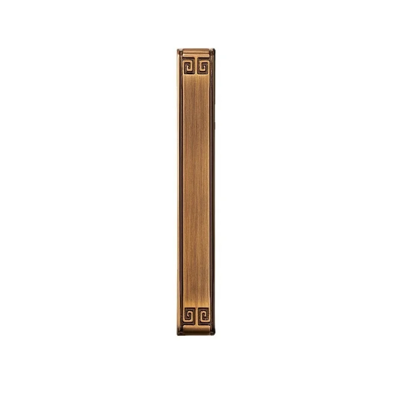 רוח בסגנון סיני להתמודד עם עתיק חיקוי נחושת צמודי ארון מגירה פשוטה ארון קטן ידית הדלת רהיטים