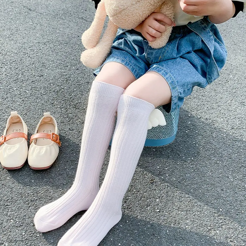 חמוד נגד יתושים כותנה אנטי להחליק באיכות גבוהה ילד בנות גרבי ברך גבוהה גרביים סגנון קוריאני גרביים גרביים