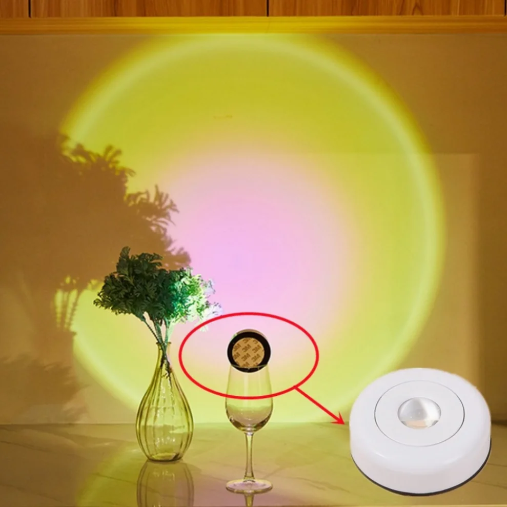 מגע LED אורות Cabinet מופעל באמצעות סוללה מקל על קיר השקיעה המנורה במטבח בארון בחדר השינה, ארון לילה אור קישוט