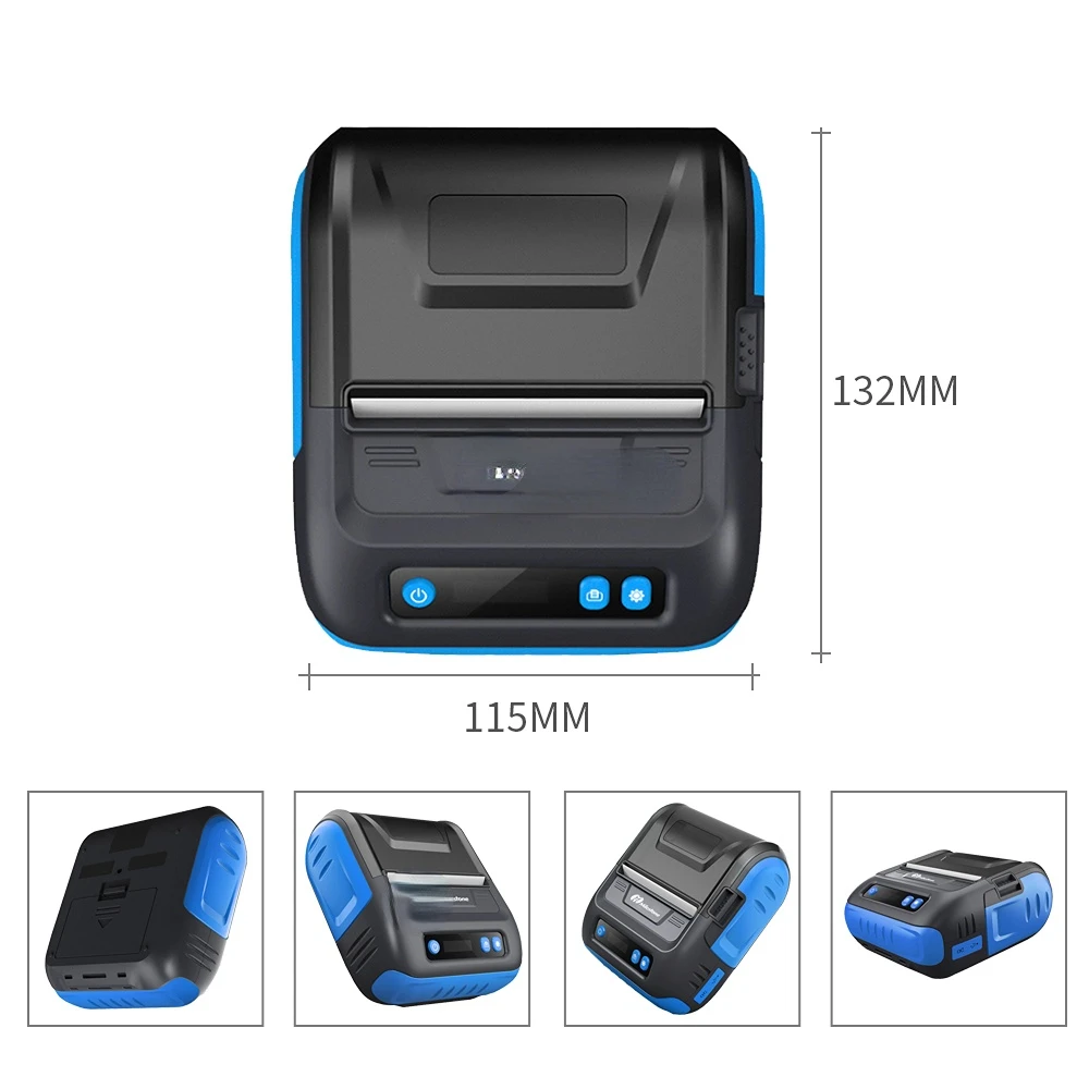 MHT-P29L bluetooth מדפסת עם 2 מצבי הדפסה ישירה נייד mini תרמי קבלת מדפסת עם usb