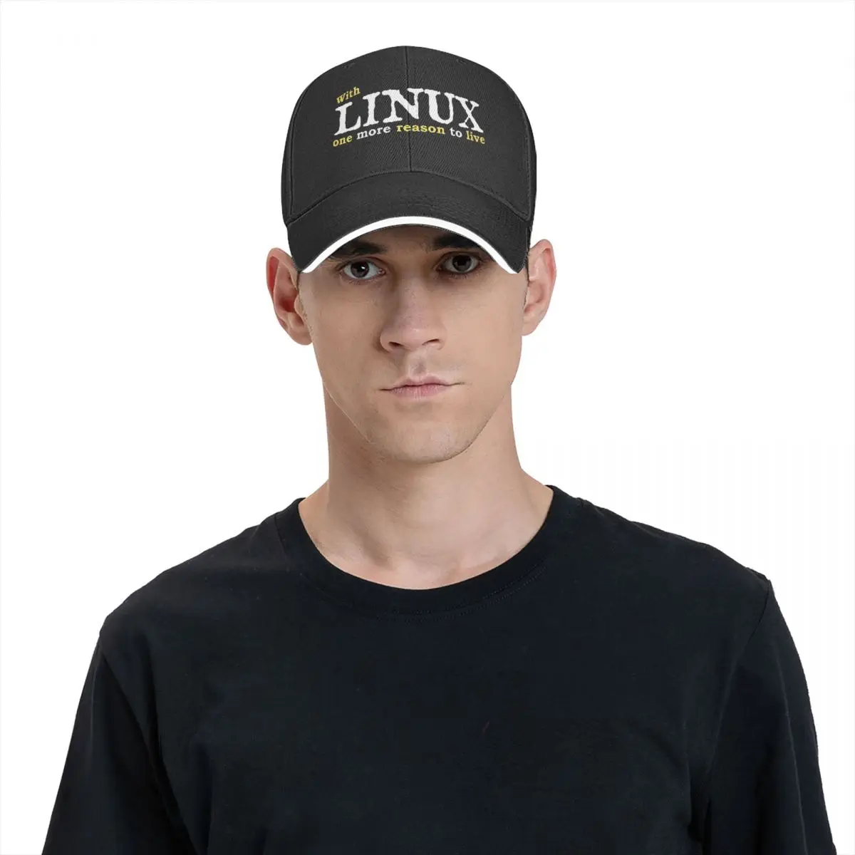 עם לינוקס עוד סיבה לחיות מתכנת מחשבים קוד ססגוניות, כובע מצחיה של נשים כובע מגן אישי Windproof כובעים