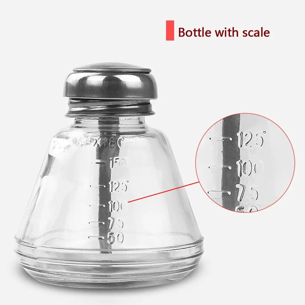 180ml לדחוף למטה משאבת מכונת פנים טונר ריק נוזל שאיבה מתקן הבקבוק ברורה העליון לחץ על סוג מסיר איפור בקבוק