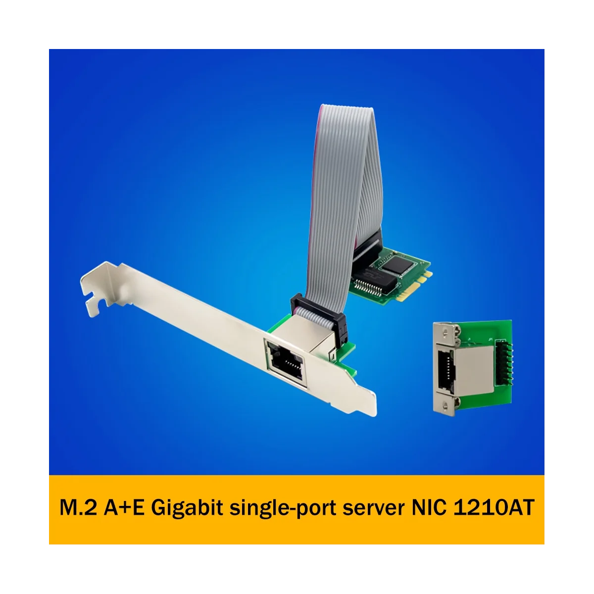 WGI210AT M. 2+E יחיד יציאת Gigabit כרטיס רשת RJ45 תעשייתי שליטה ברמת ה LAN-שרת כרטיס רשת