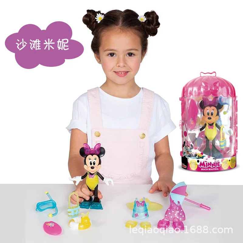 מיני מאוס להתלבש Kawaii בובה של מיני שמחה העוזרים בנות צעצועים דיסני מקורי דמות בובה מתנות יום הולדת לילדים